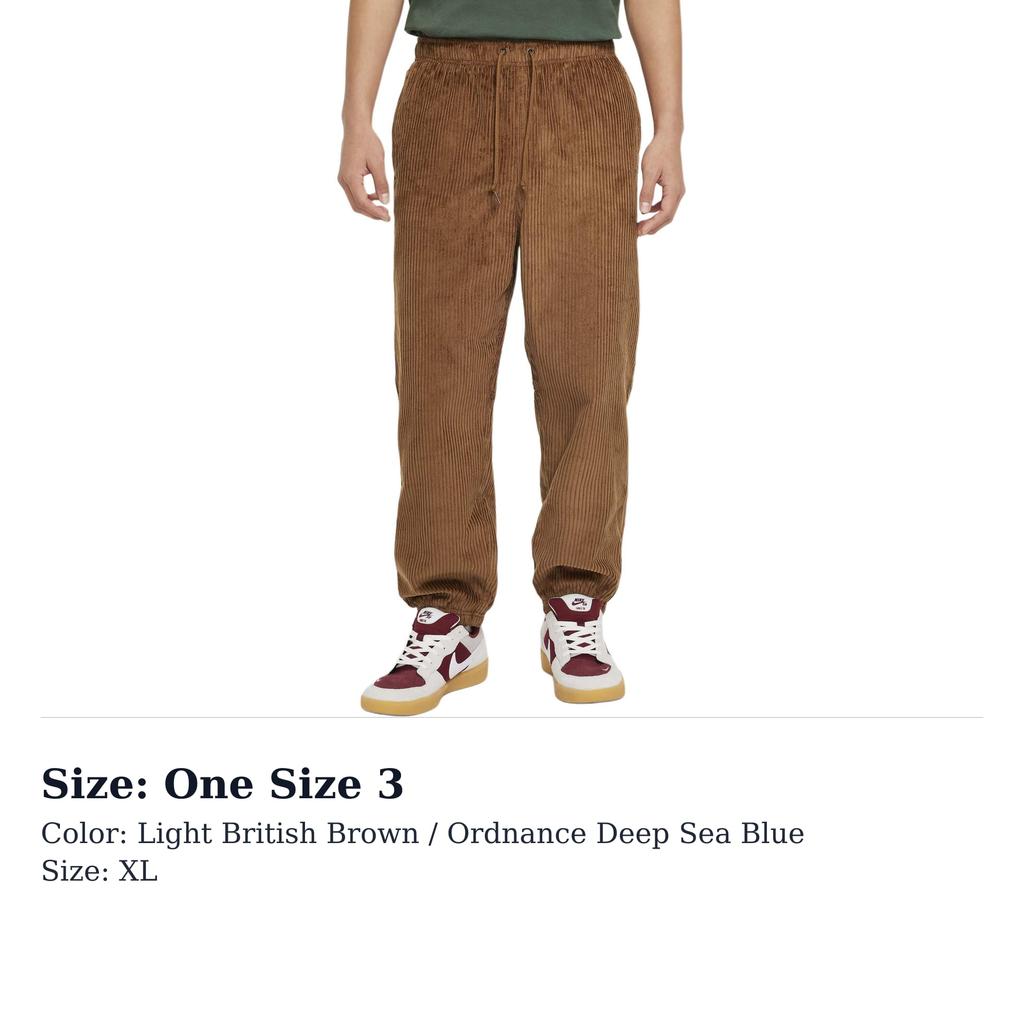 Nike SB Casual Pants Unisex Light British Umber/Arsenal Dark Sea Blue FV7396-281