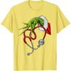 Nurse Funny Merry Christmas Stethoscope Nursing Xmas Pajamas T-Shirt