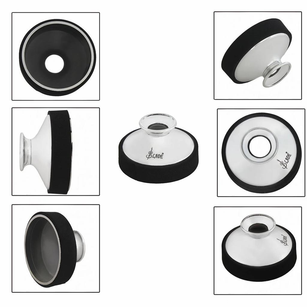 Saxophone Silencer Round Light-Weight ABS Mute Dampener Woodwind Musical Instrument Accessories Sax Parts