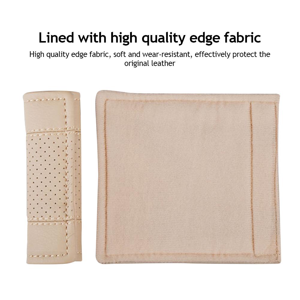 1pcs Car Interior Handle Protector Covers Inner Door Armrest Panel Pull Trim Beige Black Auto Left Right Door Roof Covers Plush