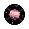 KX4B Silents Mechanism Wall Clock Light in Weight Retro Decors Bedroom Living