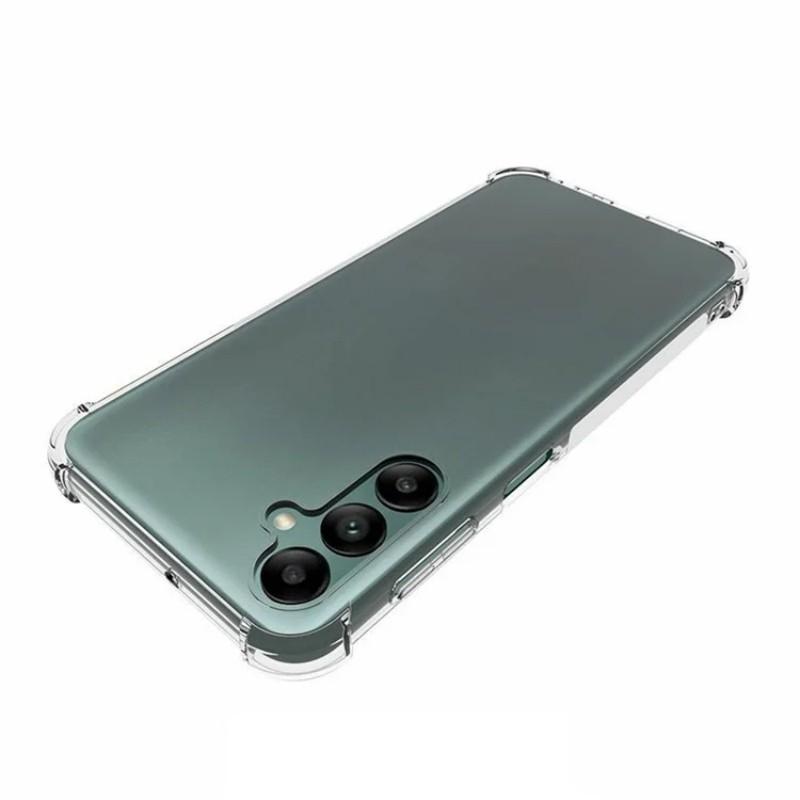 For Samsung Galaxy A24 4G (162.1 X 77.6 X 8.3mm) Back Cover WANLONFENG TM Series 2.0mm Clear TPU Phone Case (Big Lens Hole)