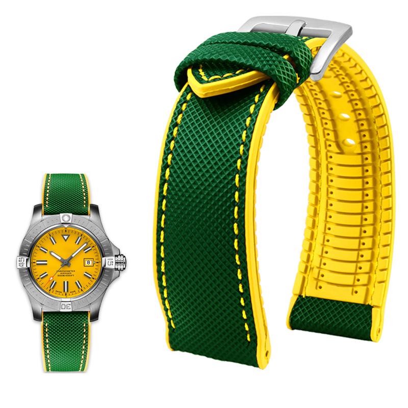 Klassisches 20 mm 21 mm 22 mm Canvas-Nylon für Seiko-Uhren. Gummiband, wasserdichtes Armband für Herren, für Tissot, Citizen, Mido, Uhrenzubehör