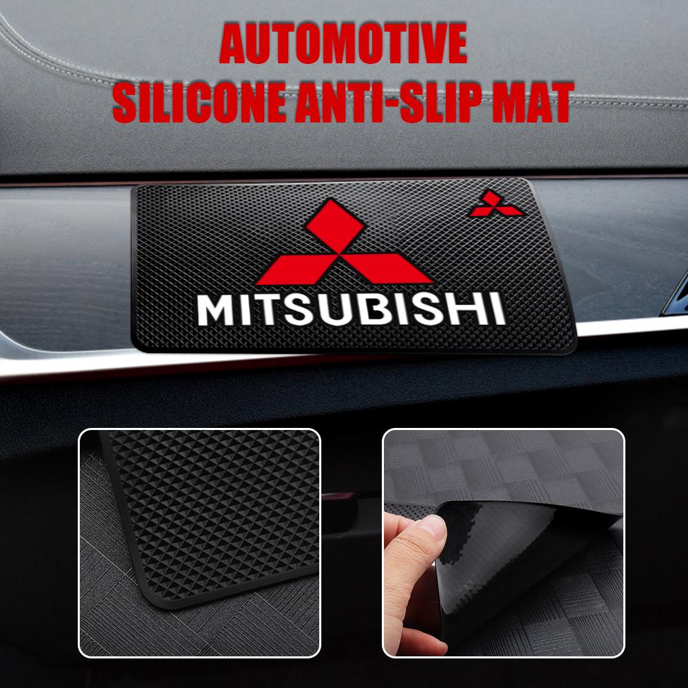 1 Stück Silikon Wasserdicht Armaturenbrett Anti-Rutsch Silikon Pad Abdeckung für Mitsubishi Ralliart Lancer Outlander ASX Competition Pajero