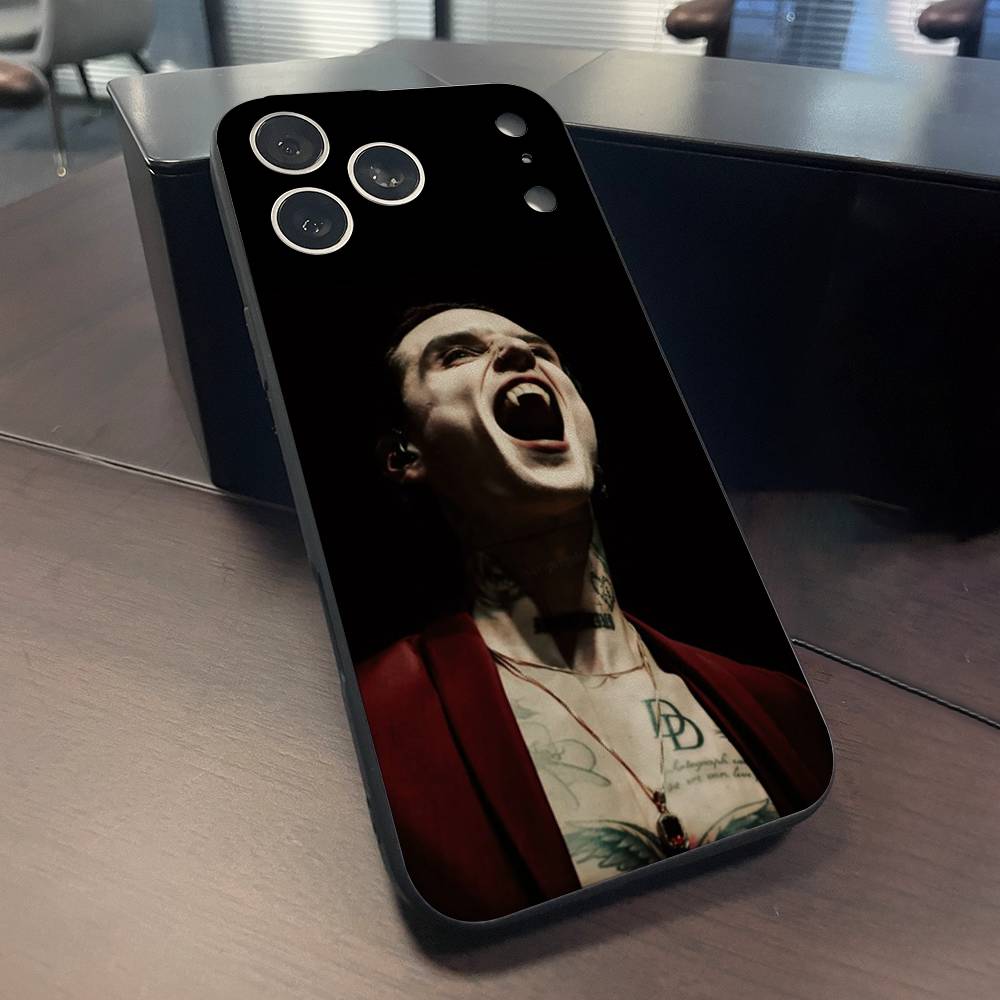 A-Andy Rock B-Biersack Phone Case For iPhone 17,16,15,14,13,12,11,Pro,Max,Plus,X,XS,SE4,E,Mini,Soft Black Case