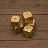 Retro Dragon Brass Faucet Wine Bottle Opener with Dice Ornament