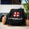 The Sci-fi Game Resident Evil Features the Umbrella Corporation Blanket a Soft Home Furnishing Nap Decoration a Warm Sherpa Blanket for All Seasons U1