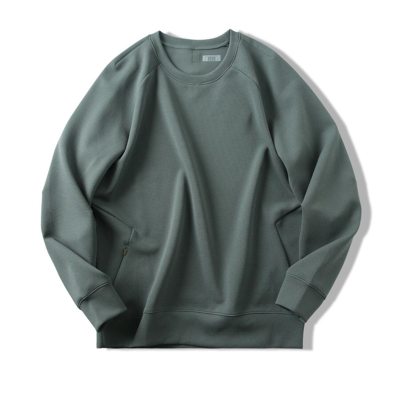 

Tengu Family Men s Casual Knit Round Neck Long Sleeve Hoodie M (approx. 50-60 kg) зелёный