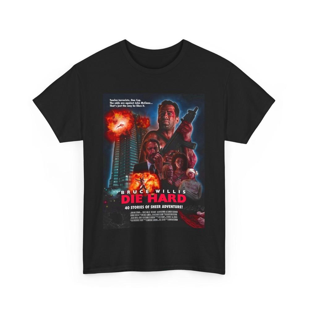 Die Hard Movie Tee Alternate Movie Poster Shirt Die Hard Bruce Willis TShirt Unisex T-Shirt S