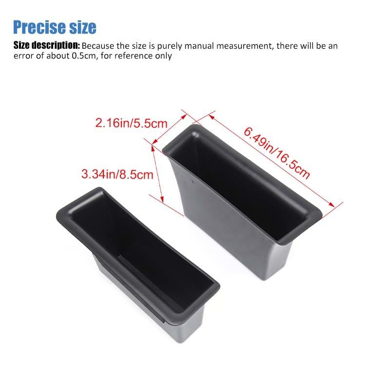 Front Door Inner Armrest Storage Box Organizer Container For Dodge RAM 2010-2017 Stowing Tidying Accessories