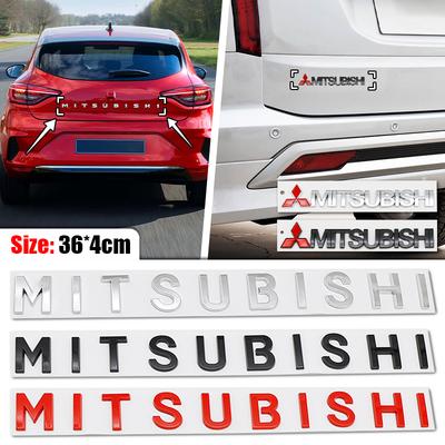 3D ABS Car Hood Emblem Badge Sticker For ASX Lancer 10 9 Outlander Pajero Sport L200 Space Star Xpander Waterproof