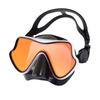 Snorkel Diving Mask Swimming Goggles Silicone Skirt Scuba Mask With Colorful Lens Tempered Glass Wide View For Adult Youth