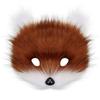 Handmade Halloween Fox Costume: Mask, Gloves & Plush Tail