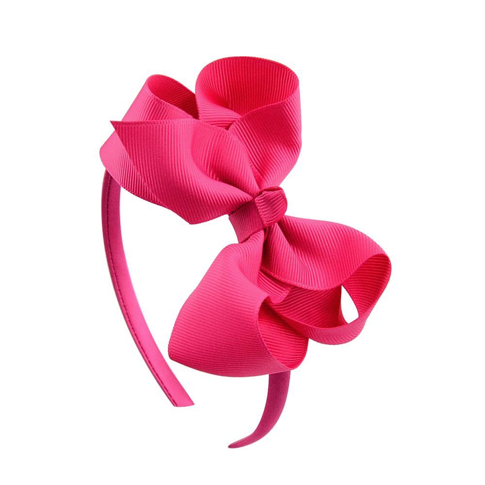 1 Pc Candy Color Cute Girls Headbands Kids Solid Bowknot Hair Bands Lovely Handmade Headwear Children Hair Accessories