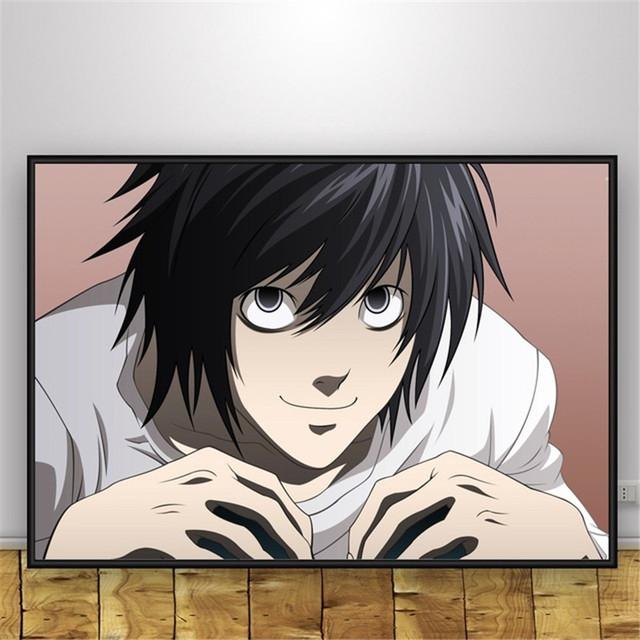 Anime Death Note Mosaic Wall Art Plakáty a obrazy Nástěnné umění Obraz Obraz na plátně do obývacího pokoje Ložnice Dekorace