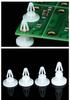 Nylon Rivet Spacer: Aircraft Head Push-Type Flat Base PC Board Fixing Stud