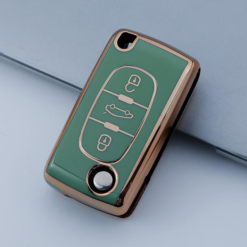 2/3 Button Car Key Case Cover Shell Protector For Citroen C2 C3 C4 C5 C6 C8 For Peugeot 107 207 307 307S 308 407 607