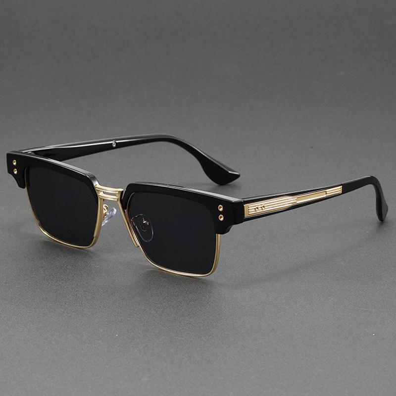 

New Fashion Brand Vintage Luxury Designer Sunglasses Men 2026 Steampunk Party Shades Glasses Travel Trendy Punk Top Sunglasses