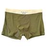 Men Boxer Underwear Mid-rise High Elasticity Shorts Panties Letter Print U-Convex Breathable Underwear Daily Wear