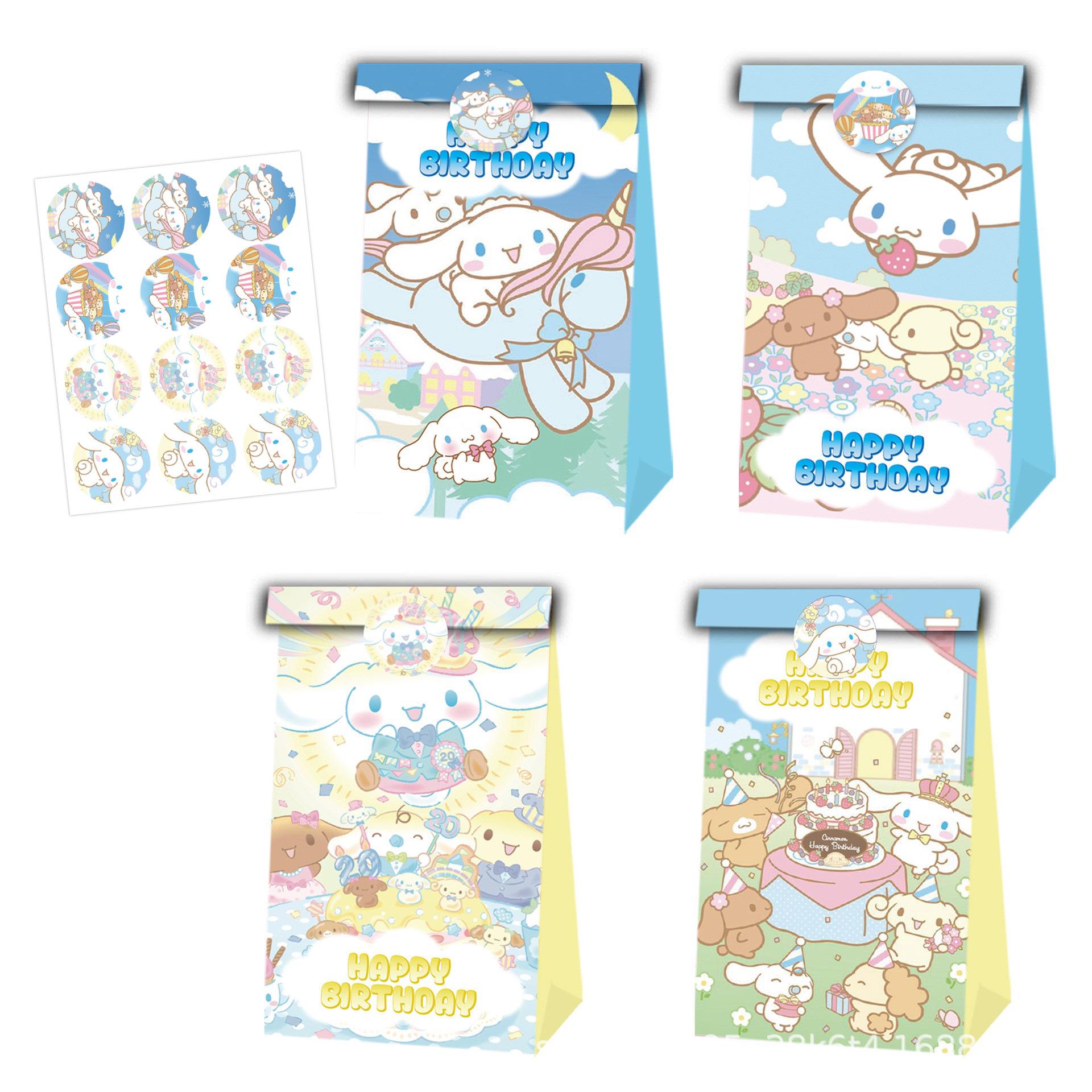 Cinnamoroll Birthday Party Kraft Gift & Candy Bags - In Stock