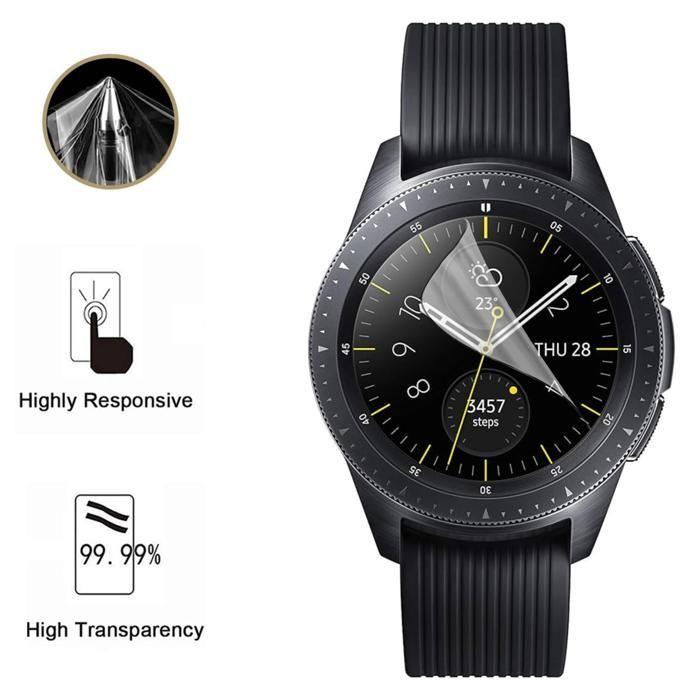 Protecție ecran pentru Samsung Galaxy Watch - 46mm [Pachet 6] Folie Protectoare Plastic Rezistentă Ultra Subțire Phonillico