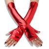 Metallic-Handschuhe Nachtclub-Tanzhandschuhe Weihnachtsfeier-Zubehör Halbfinger-Stretchhandschuhe für Konzert Oper