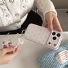 Premium Leather Bow Lanyard for iPhone 17, 16 Pro Max, 15, & 14 Case