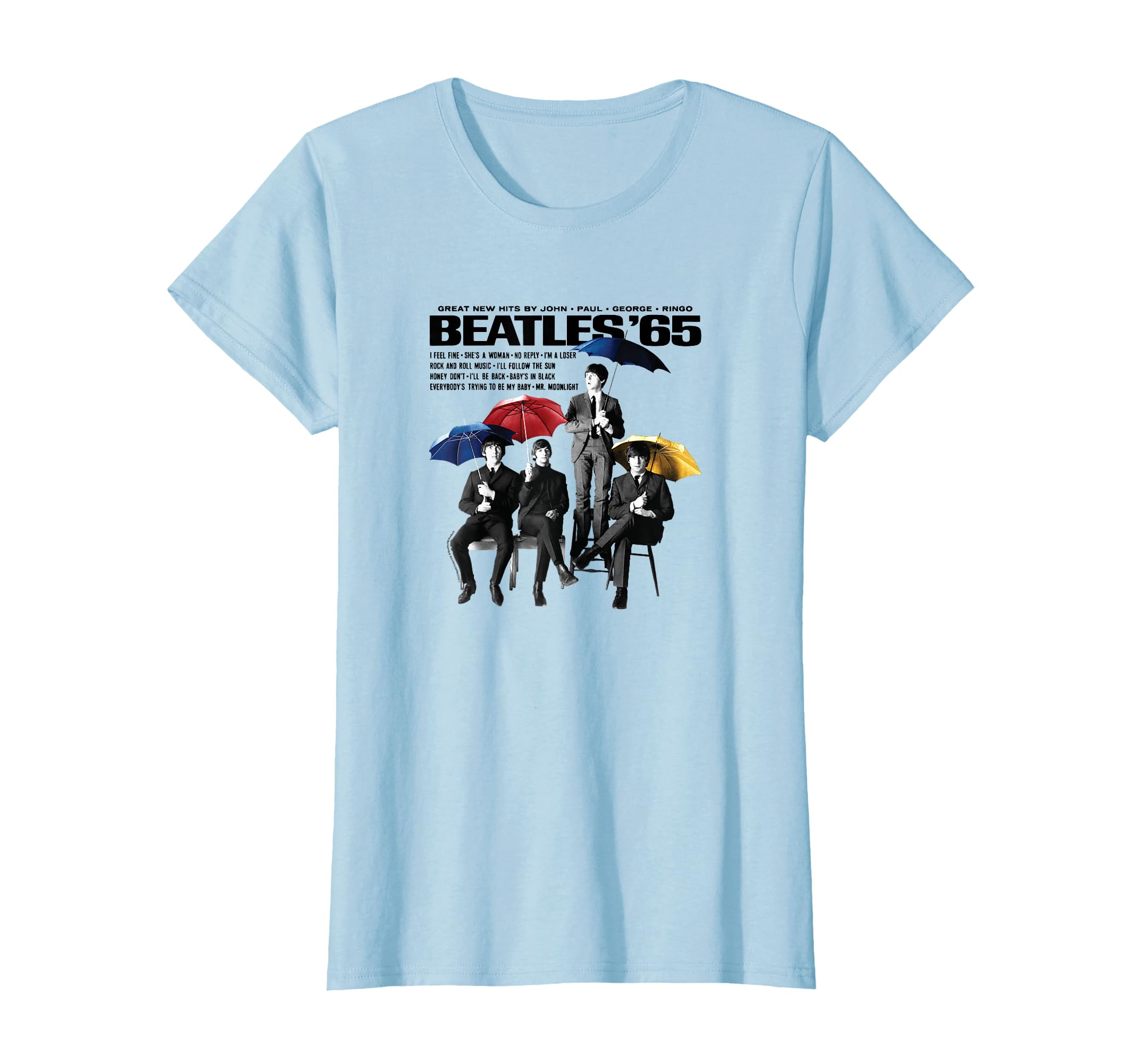 The Beatles - Beatles  65 Umbrella T-Shirt