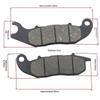 Motorcycle Front Brake Pad For Ww125Hv Pcx Hybrid 2018 2019 2020 2021 2022-2023 Ww150A Pcx150 Abs(Kf-30) 2018-2020 Accessories