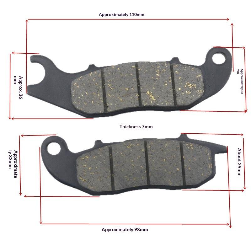 Motorcycle Front Brake Pad For Ww125Hv Pcx Hybrid 2018 2019 2020 2021 2022-2023 Ww150A Pcx150 Abs(Kf-30) 2018-2020 Accessories