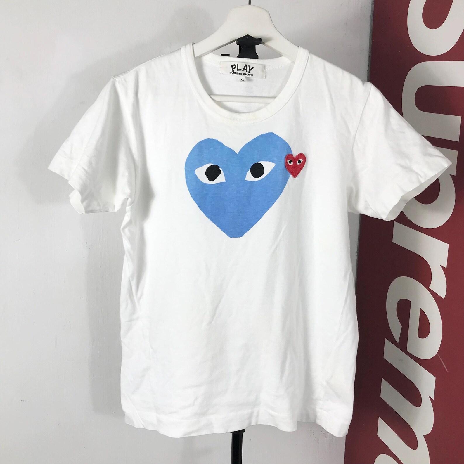 vintage 00s Comme des Garçons shirt / Comme Des Garcons Play Love Logo T shirts size L S
