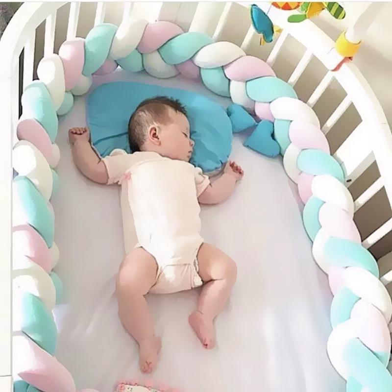 Fascia Anti-Collisione per Culla da Bambino INS: Treccia a Tre Fili Morbida Imbottitura per Quilting Fai da Te