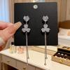 Elegant Zircon Tassel Earrings: High-End Sweet Fairy Style