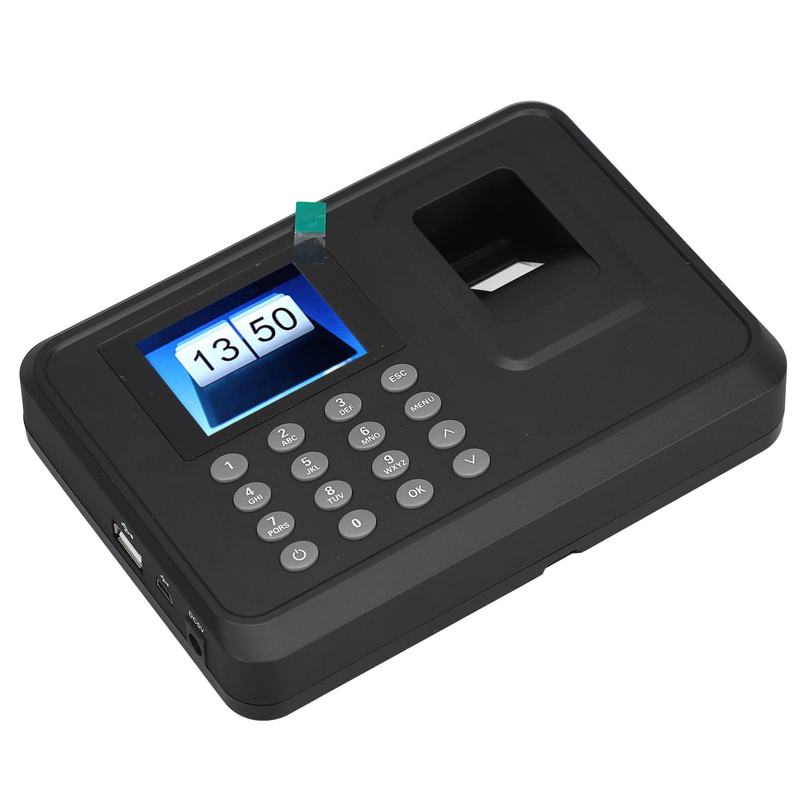 

Часы учета рабочего времени с отпечатком пальца и паролем, 2,4-дюймовый цветной TFT-экран, 1000 отпечатков пальцев, машина для учета посещаемости