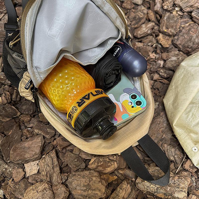 Sports Outdoor Leisure Backpack 2-in-1 Single Shoulder Tide Bag Large Capacity Waterproof Backpack Chest Bag Mountaineering Backpack