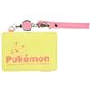 Pocket Monster Pokémon Pass Case Commuter Holder Nylon Reel Card Pikachu Blacky Mimicry Wakkanesumi