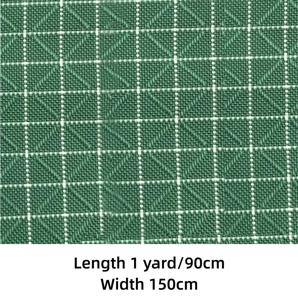 210D Plaid Fabric Waterproof 90x150cm Blended Nylon Material Wear -Resistant Ultra Light Gridstop Fabric