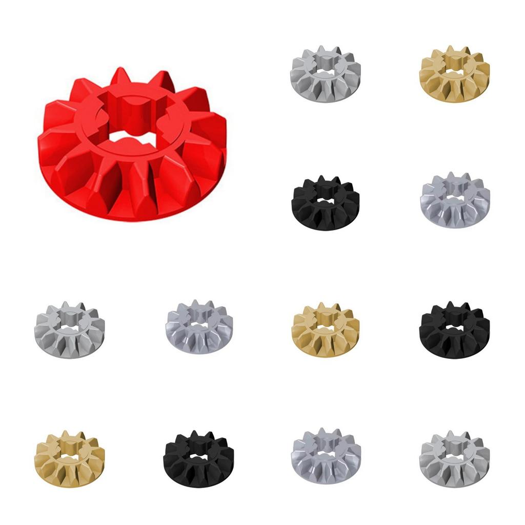 50pcs 6589 Gear 12 Tooth Bevel Bricks Collections Bulk Modular GBC Toys For Technical MOC DIY Gifts Sale Buildings Blocks