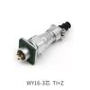 WEIPU WY16 TI/Z M16 Waterproof Power Connector 2 3 4 5 7 9 10 Pin Industrial Bulkhead Panel Mount Connectors Automotive Car LED