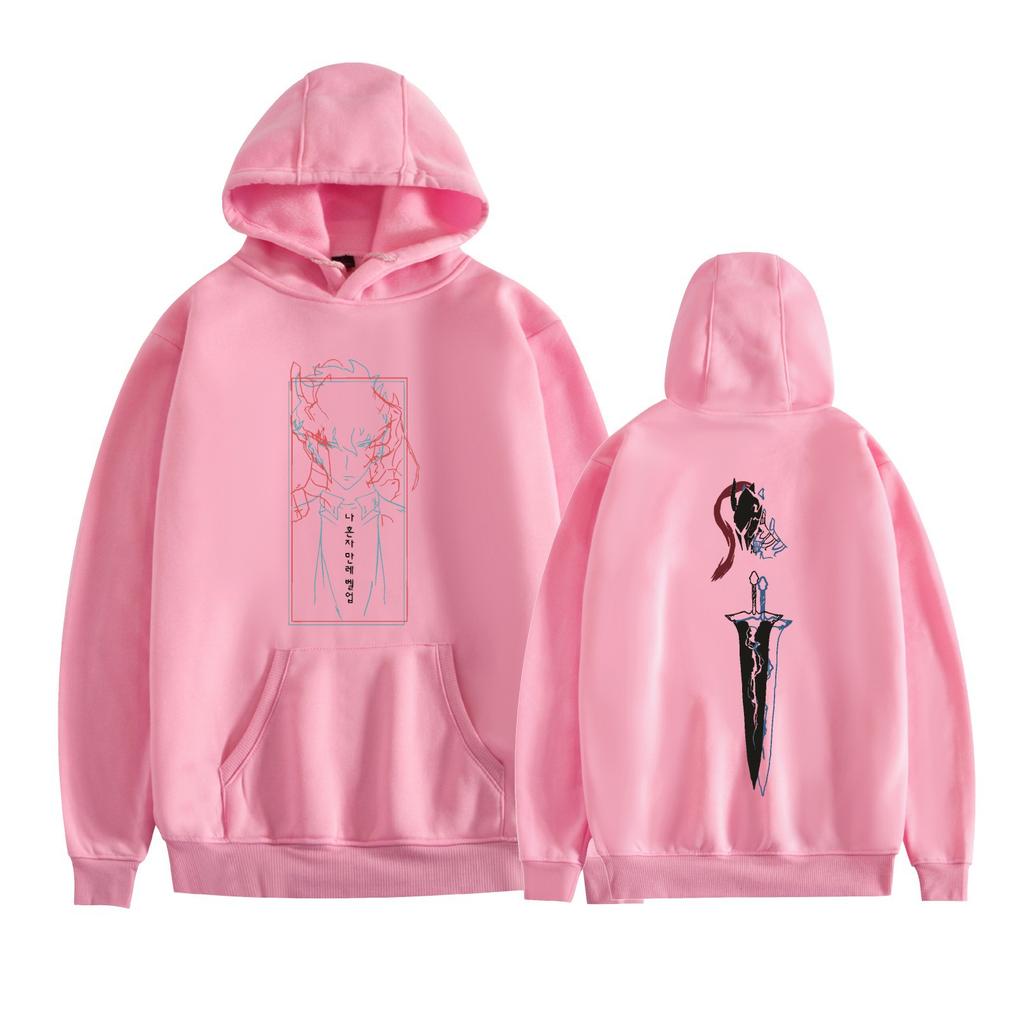 Fashion Unisex Casual Solo Leveling Cartoon Hoodies Sweatshirt Outdoor Sport Cosplay Pullovers Hoodie