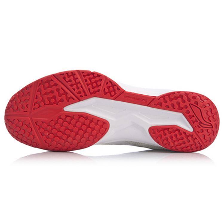 Li Ning Ace Textile, Synthetic Leather Cushioning Slip Resistant Abrasion Resistant Breathable Low Top Badminton Shoes AYTP011-3