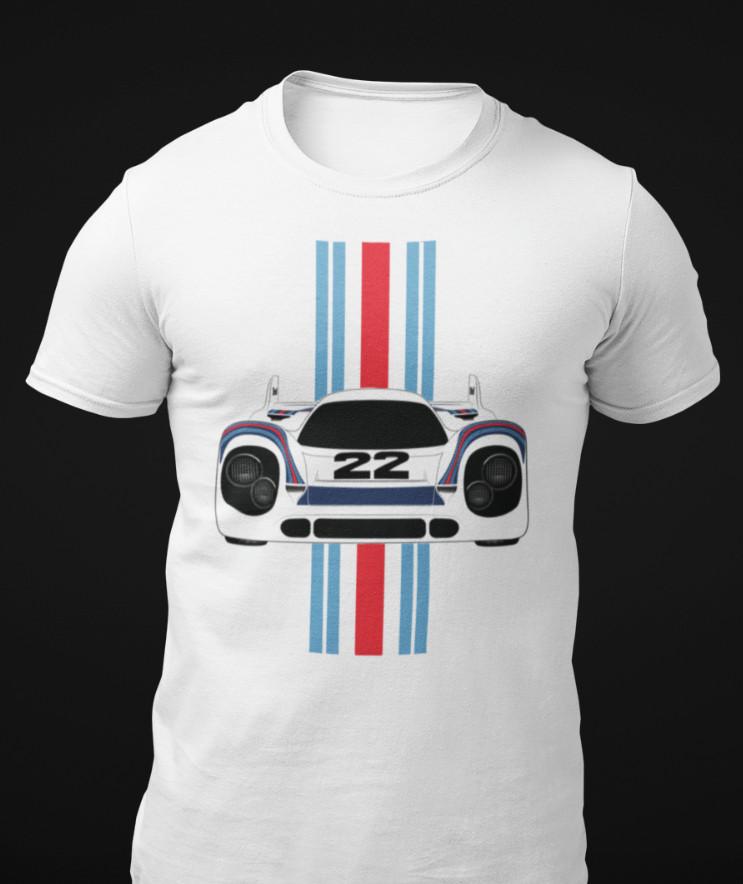 917 Racing Stripes Short-Sleeve Unisex T-Shirt