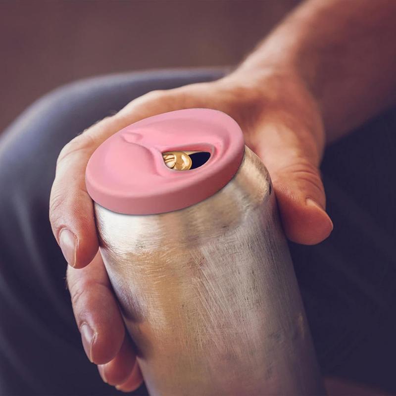 3Pcs Silicone Soda Can Lids New 2 Colors Portable Easy Cleaning Reusable Jar Cap Accessories, Fit Canned Beverage Beer Juice