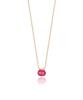 Lloyd Ruby Bar 10K Gold Necklace Lnf25006D