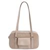 Autumn and winter suede fashion versatile bowling bag women's large-capacity single-room underarm handbag