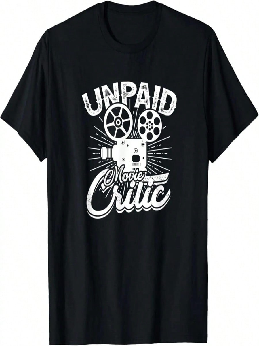 Unpaid Movie Critic - Backstage Drama Film And Music Crew T-Shirt S разноцветный