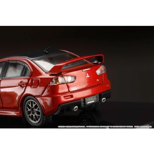HobbyJAPAN 1/64 Mitsubishi Lancer Evolution 10 Final Edition Red Metallic/Carbon Roof