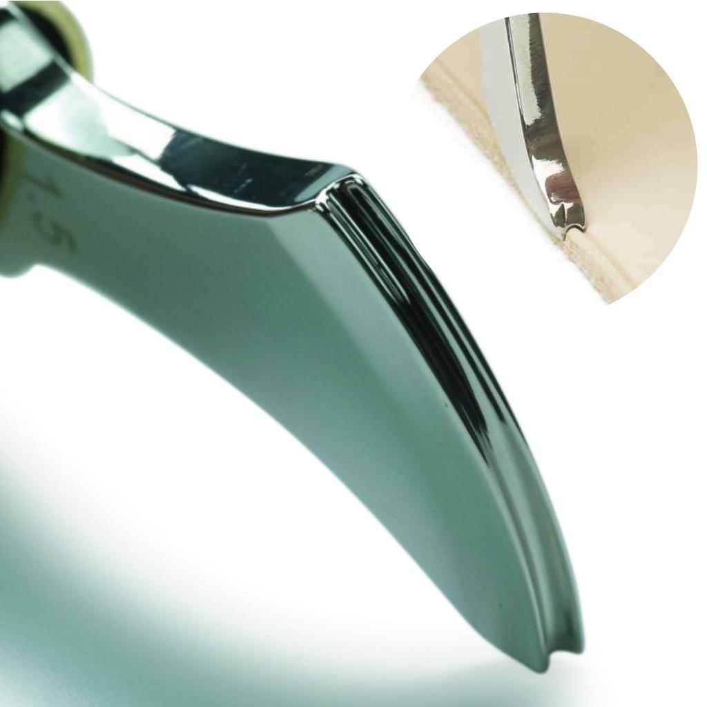 Active Island Leathercraft Edge Treatment Tool for Line Drawing and A648 Ebony, Squeezing, (1.5mm)