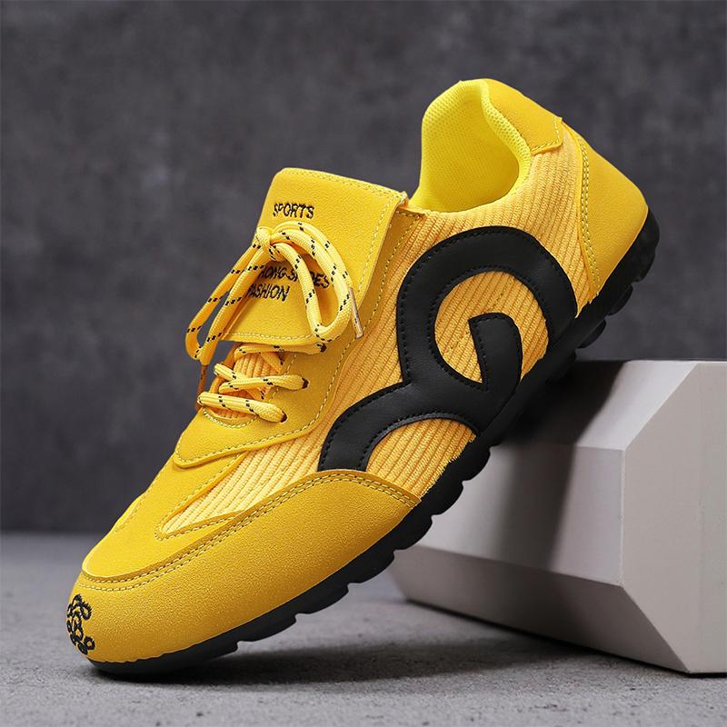 

Мужская обувь Кроссовки Повседневная обувь Роскошная Дышащая Мужская обувь для ходьбы Балетки Лоферы для мужчин Кроссовки Мужская обувь Хип-хоп Уличная одежда 46 жёлтый