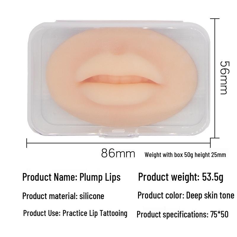 5D Realistic Silicone Lip Practice Module for Microblading Beginners